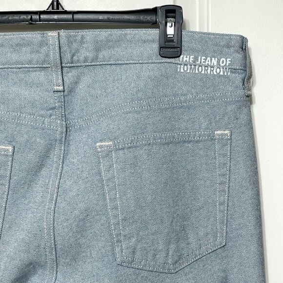 AG Adriano Goldschmied Light Blue Men's Straight Jeans - Picture 8 of 14